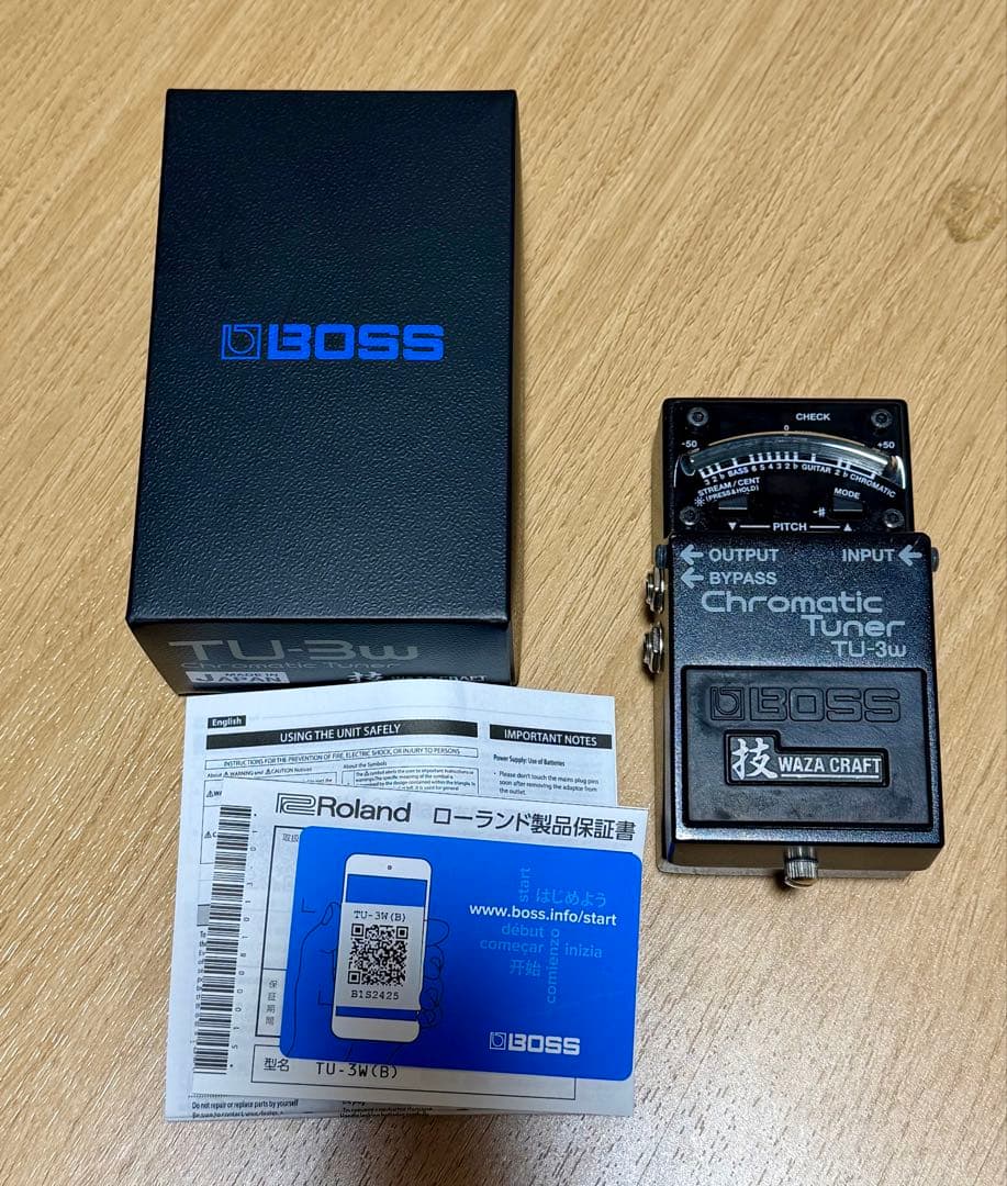 ギター BOSS TU-3W WAZA