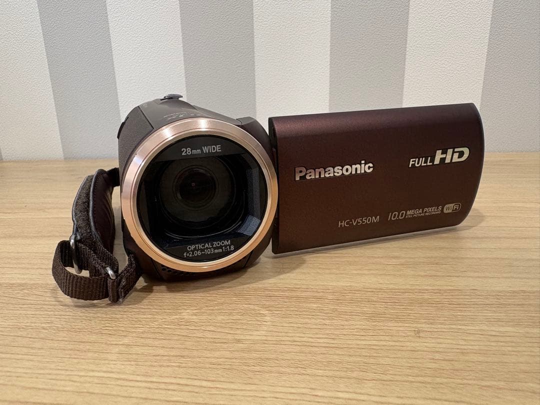Panasonic HC-V550M ビデオカメラ　美品　茶色