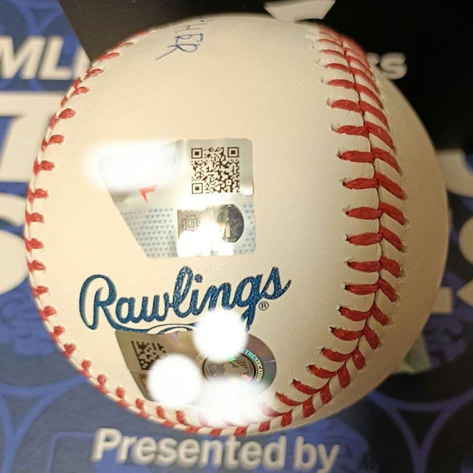 【完売品】今永昇太／直筆サインボール／シカゴ・カブス／投げる哲学者インスク入り