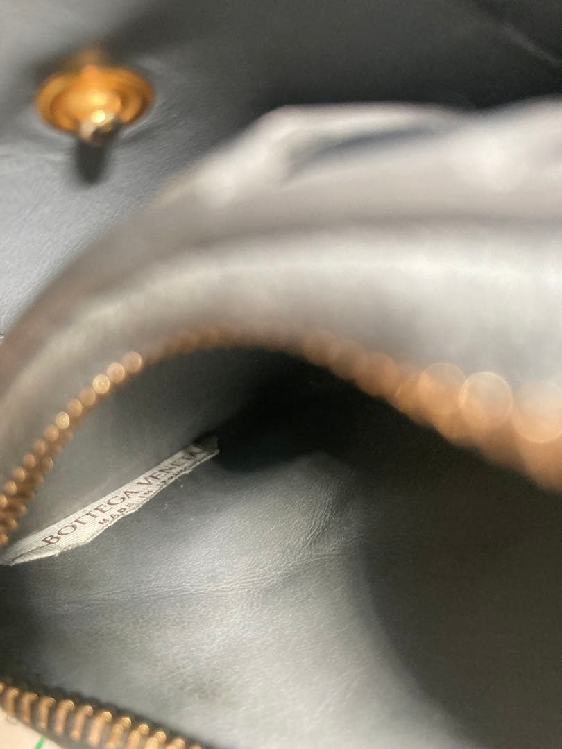 現行/RFID ボッテガヴェネタ カセットスモール 二つ折り財布 グレー