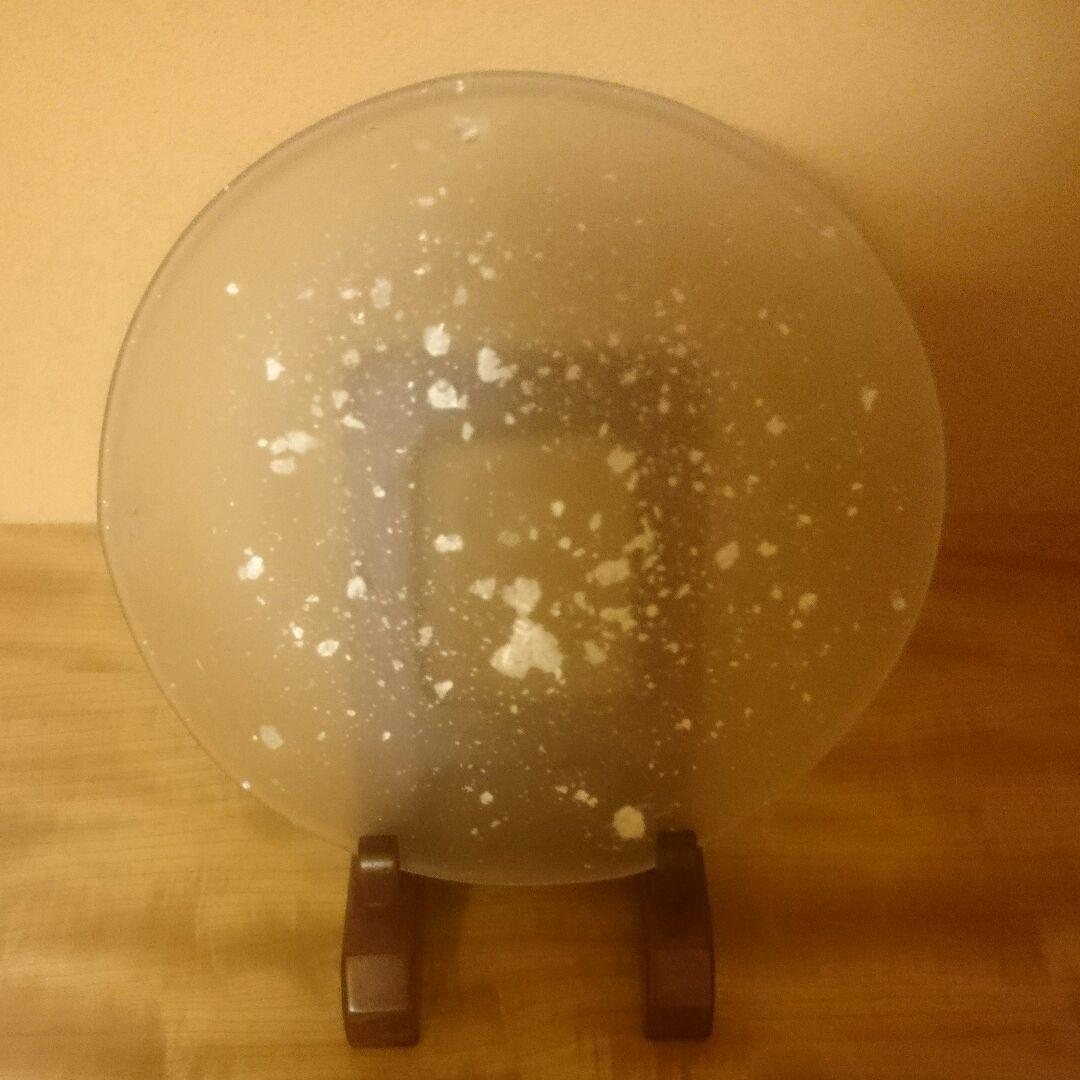 「真作保証」 藤田喬平 手吹ガラス「皿」共箱