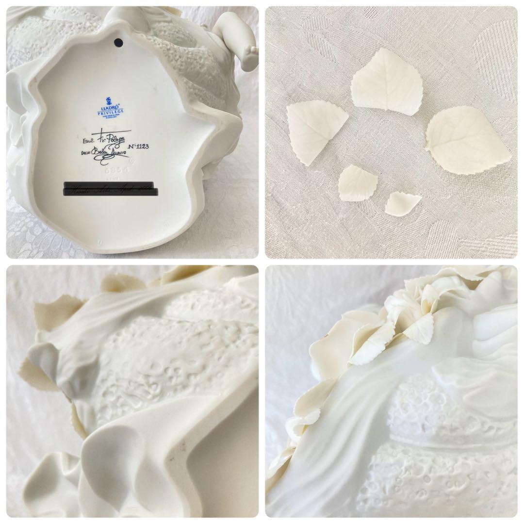 【LLADRO】美の輝き グレイスシリーズ バラ 妖精 フェアリー 置物