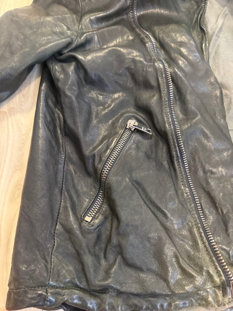 ジョルジオブラッド　ブラックレザージャケット