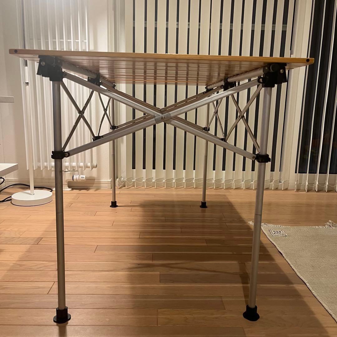 Coleman コールマン ウッドロールテーブル　木製折りたたみテーブル