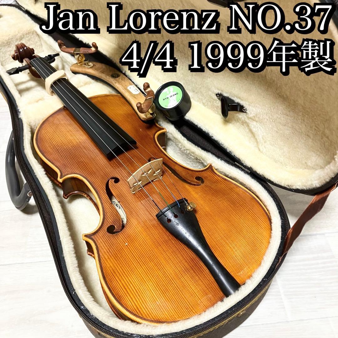 【中古良音】Jan Lorenz NO.37 4/4 バイオリン　虎杢　虎杢目