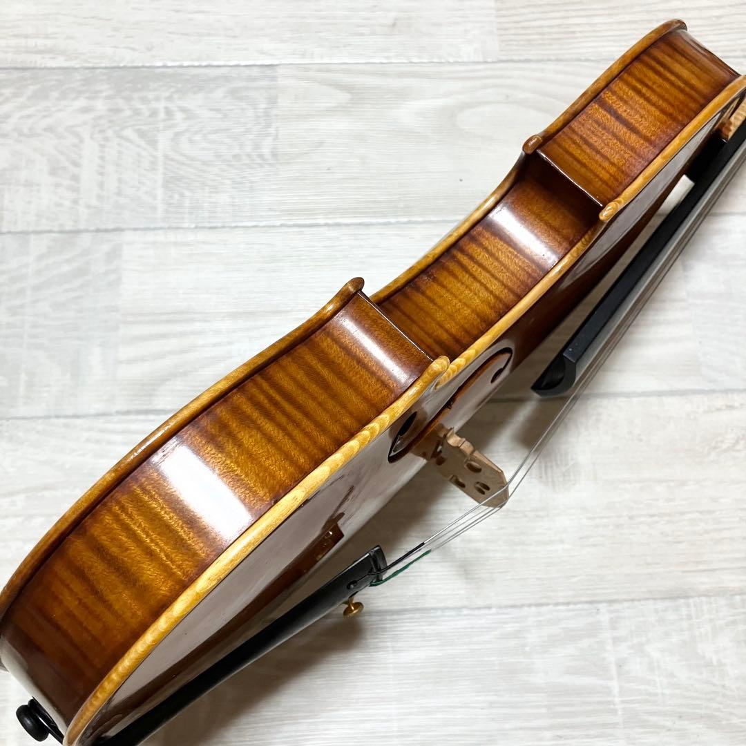【中古良音】Jan Lorenz NO.37 4/4 バイオリン　虎杢　虎杢目