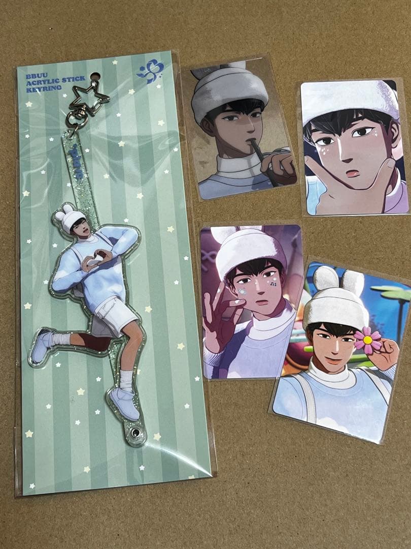 PLAVE ハミン HAMIN アクリルスティック キーリング PLBBUU