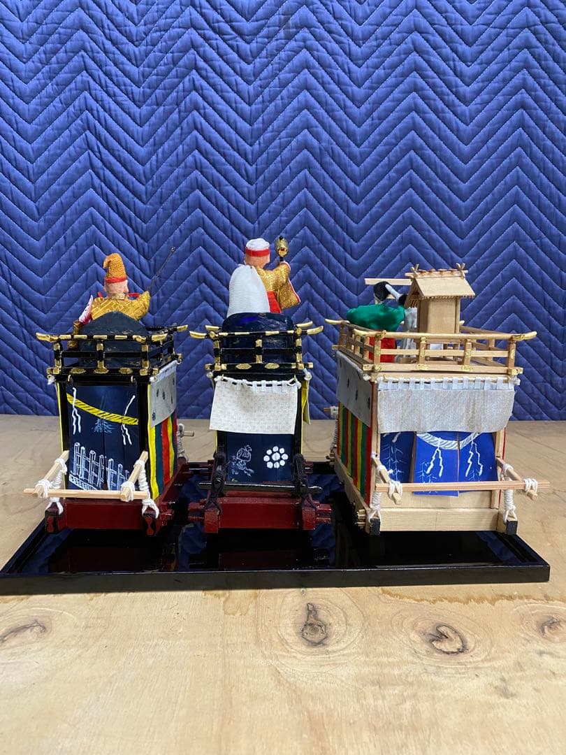 ユネスコ無形文化遺産登録　岐阜県大垣市の大垣まつりの山車のミニチュア1/20