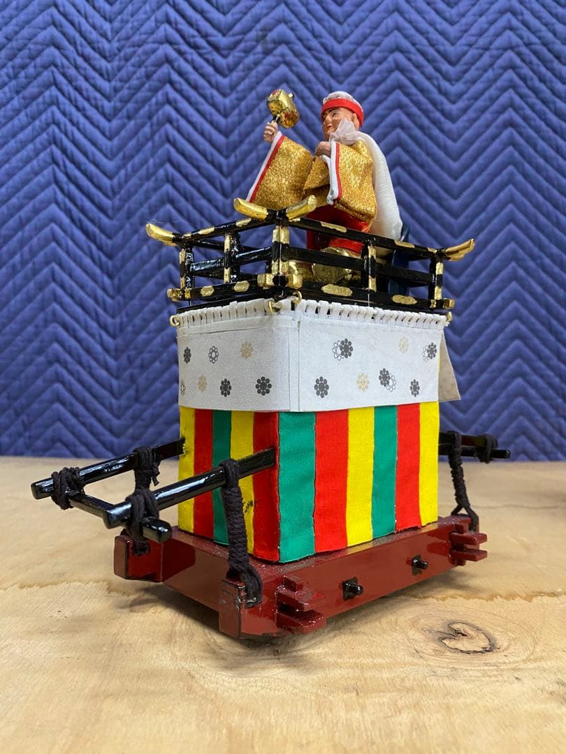 ユネスコ無形文化遺産登録　岐阜県大垣市の大垣まつりの山車のミニチュア1/20