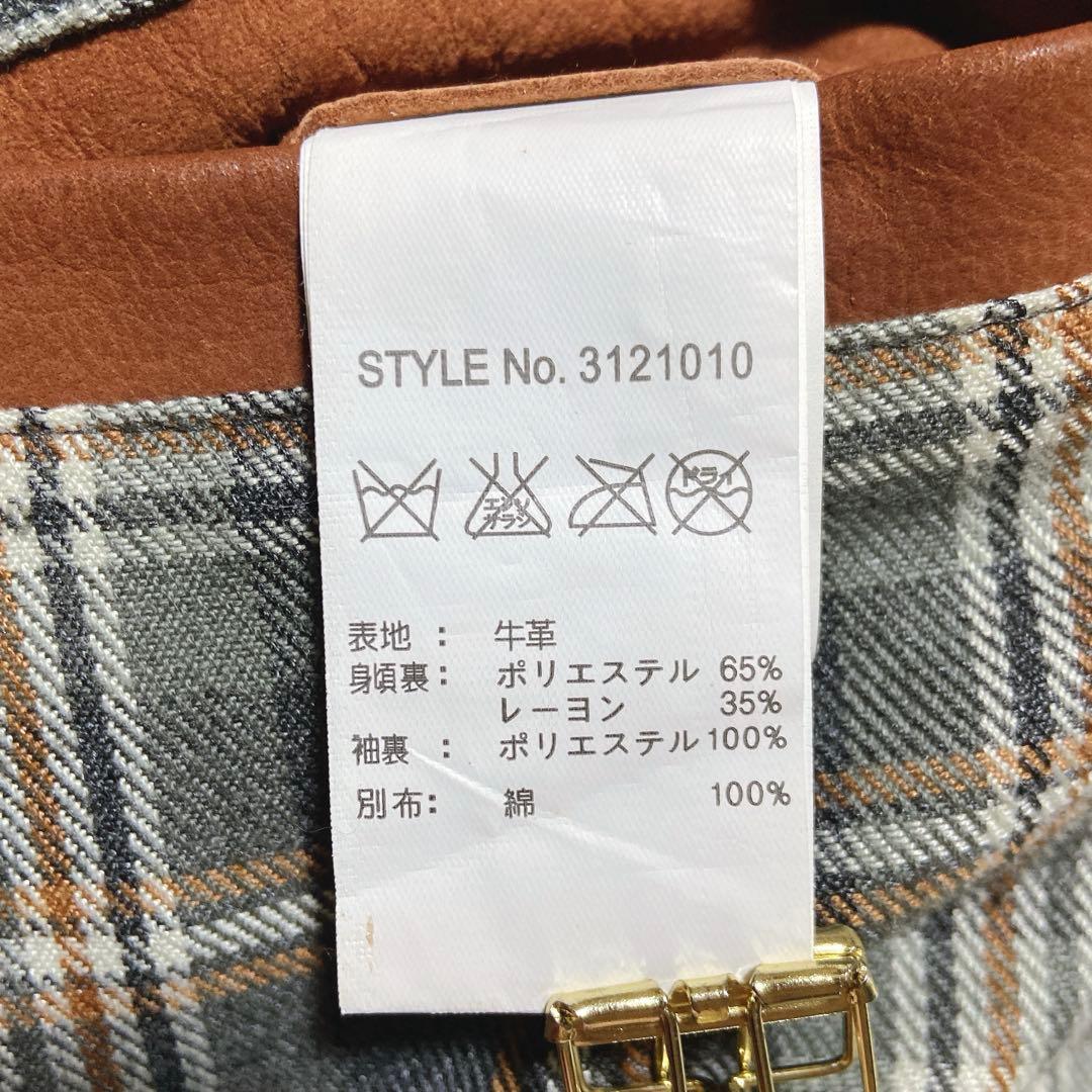 希少⭐️ ショット　レザージャケット クラシックレーサー USDD加工