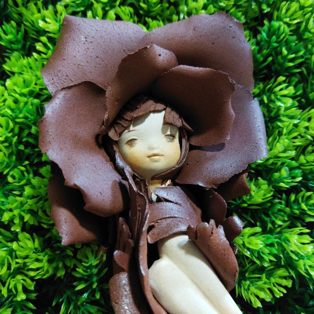 【陶器人形】創作人形作家　竹内祥子様の作品　森の精