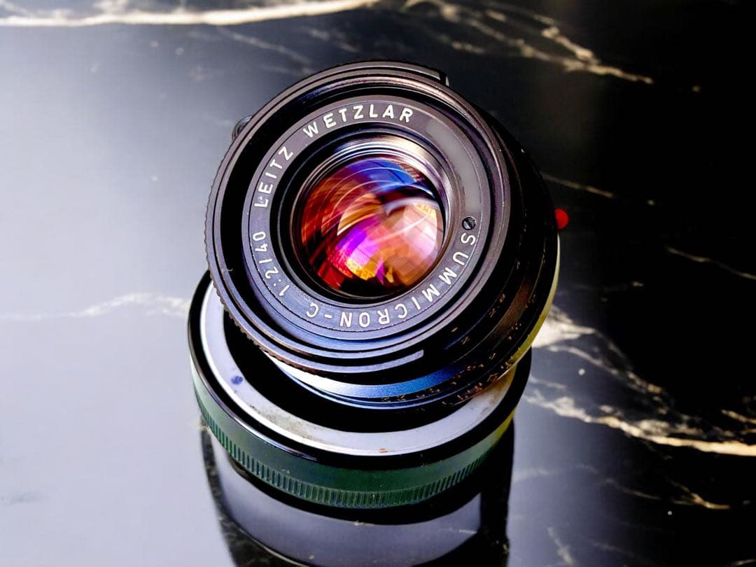 関東カメラサービスOH済票付　LEICA Summicron-C 40mm f2