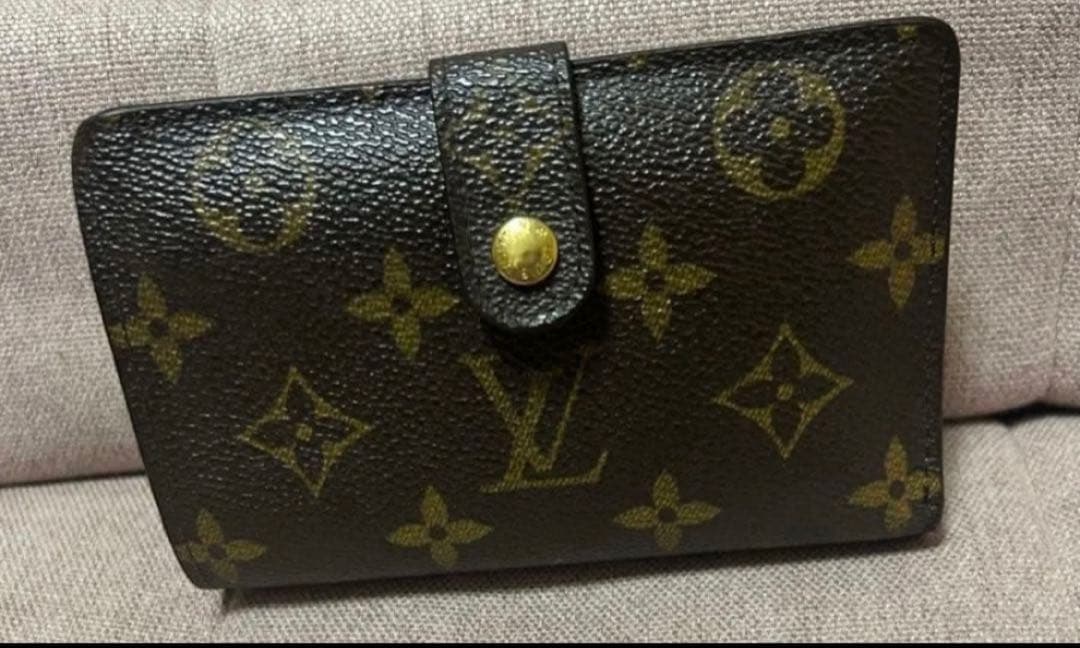 Louis Vuitton 二つ折り財布 ダークブラウン　極美品