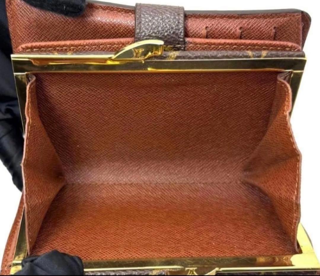 Louis Vuitton 二つ折り財布 ダークブラウン　極美品