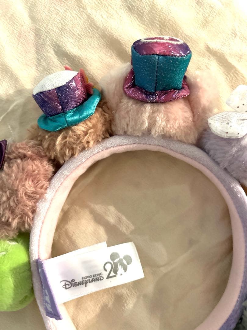 香港ディズニー20周年記念　ダッフィーフレンズカチューシャ
