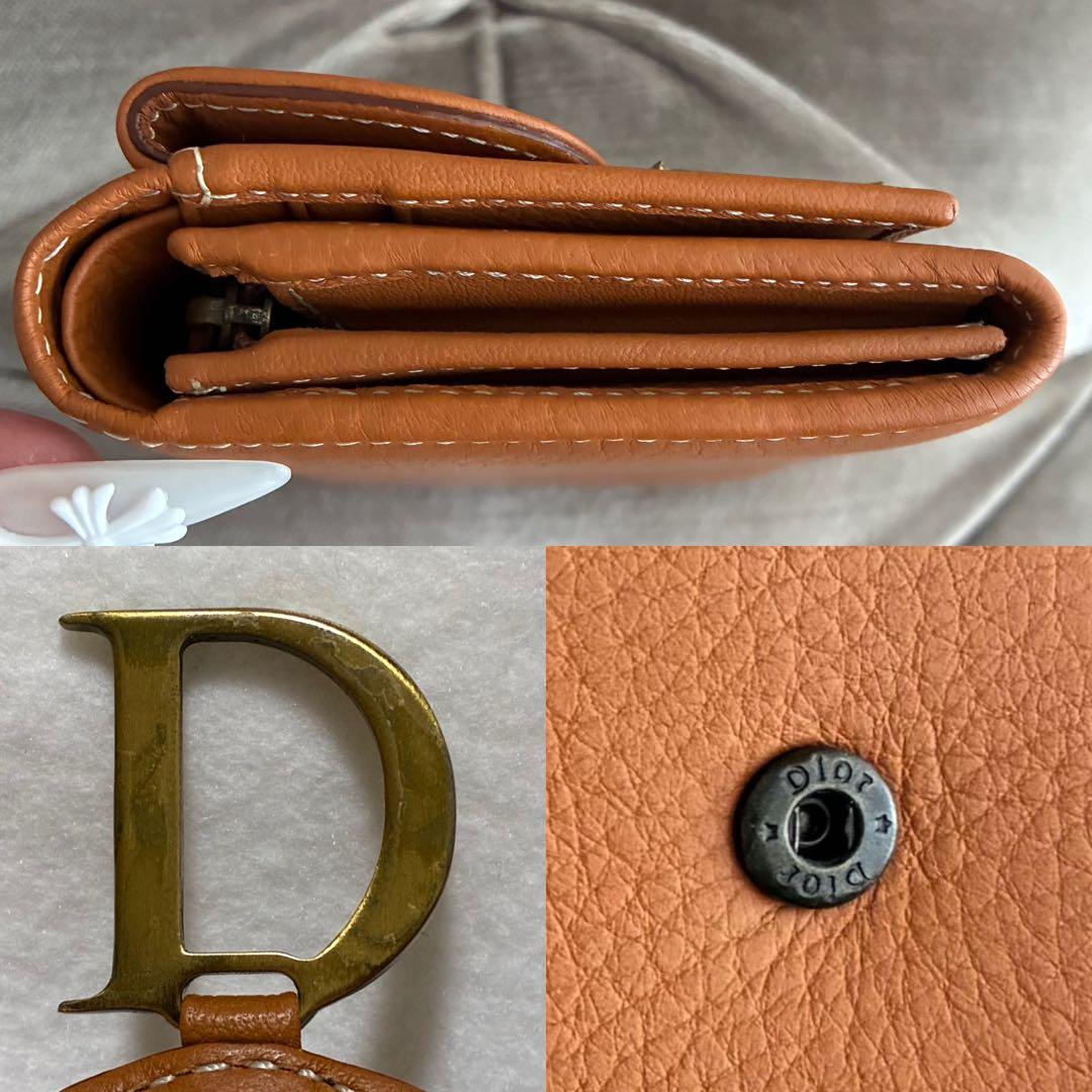 ✨美品✨Dior Vintage... saddle wallet /•᷅•᷄\Ⳋ