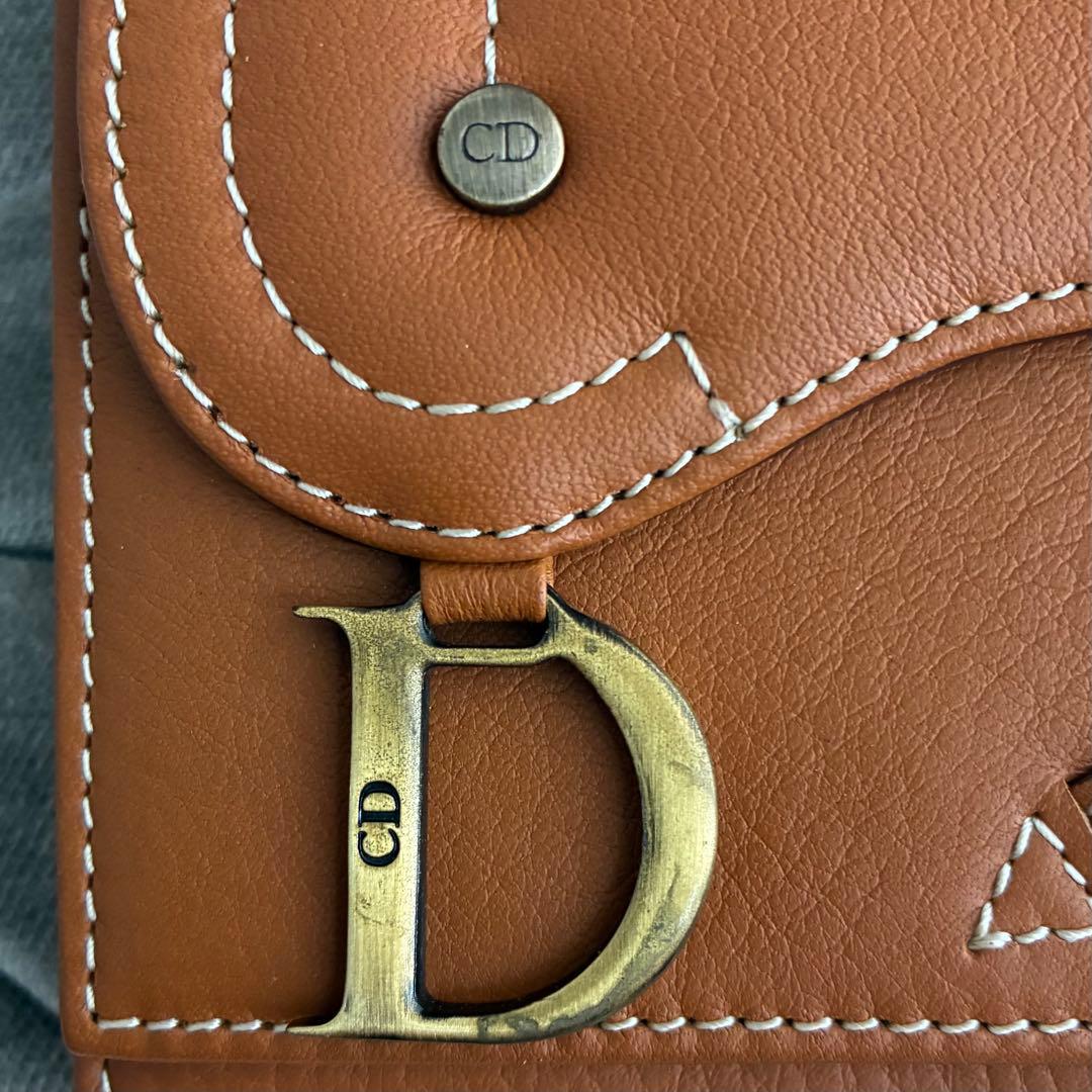 ✨美品✨Dior Vintage... saddle wallet /•᷅•᷄\Ⳋ