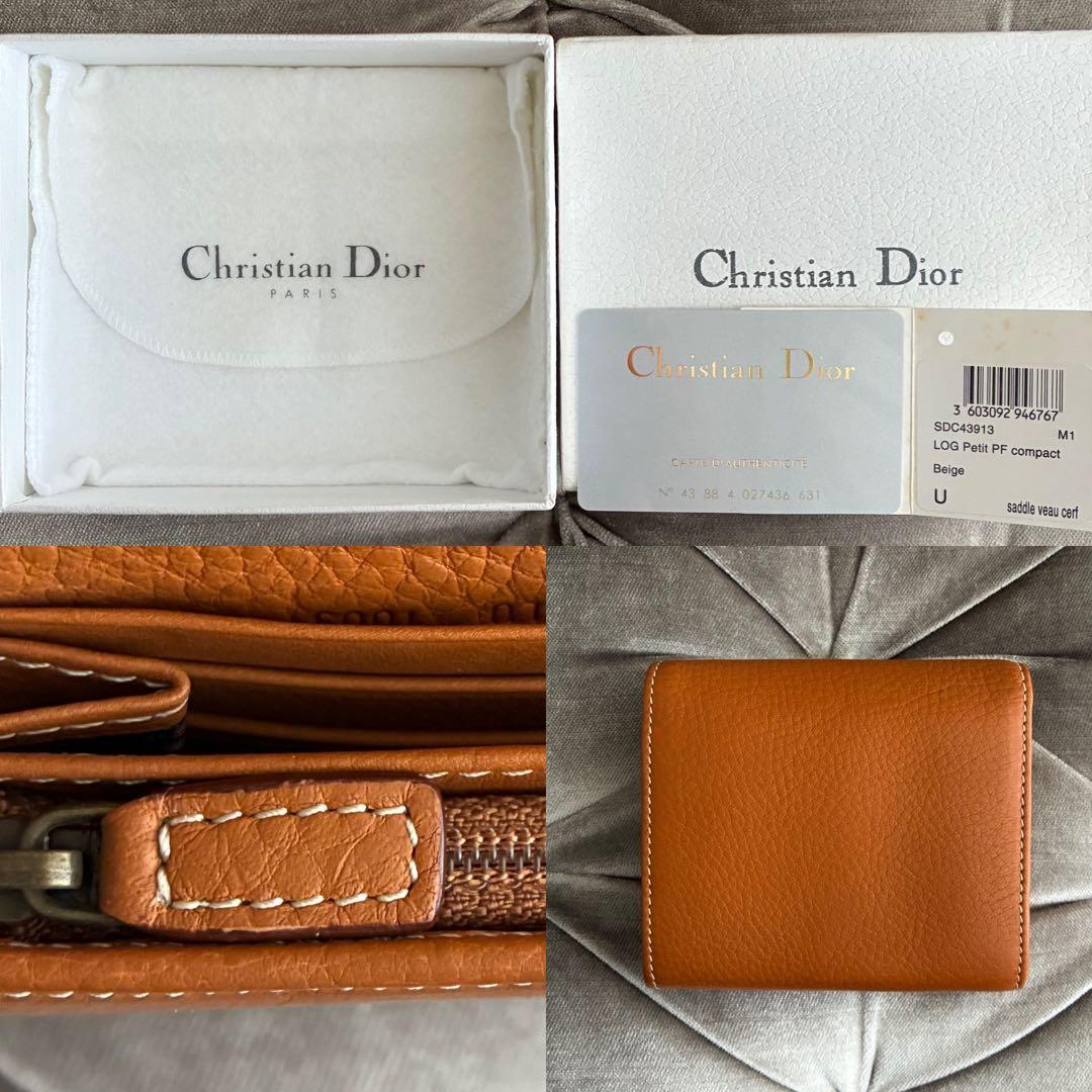 ✨美品✨Dior Vintage... saddle wallet /•᷅•᷄\Ⳋ