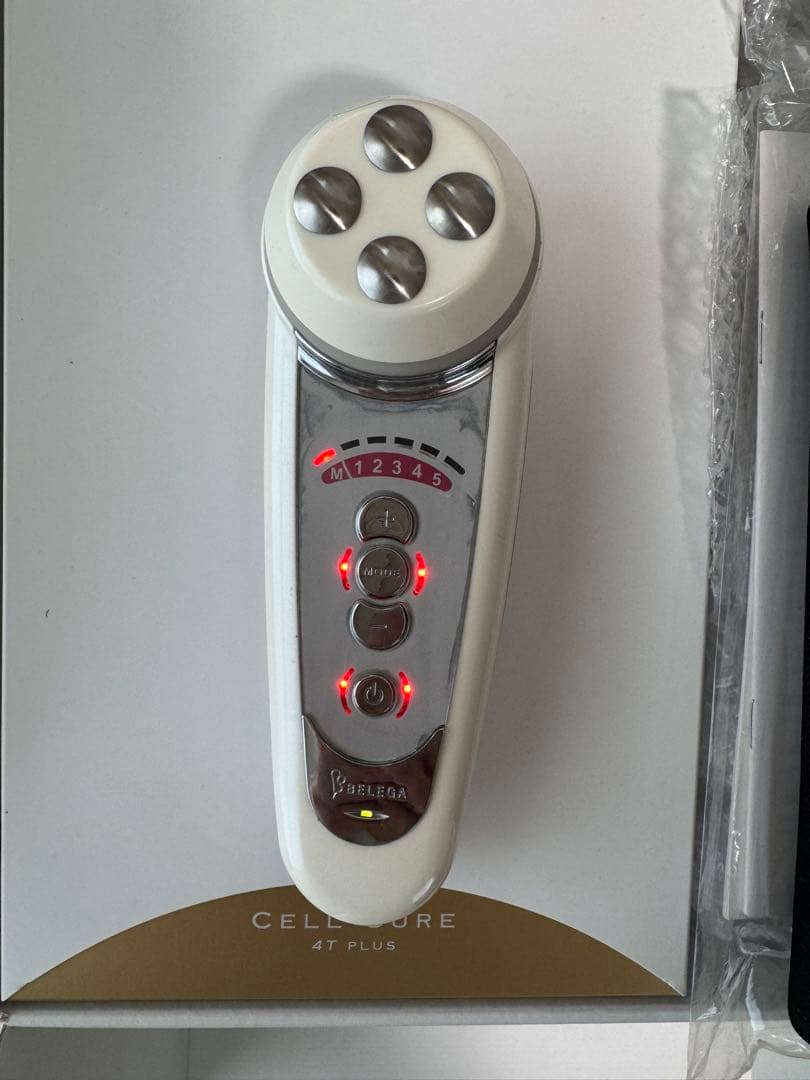 ベレガ　セルキュア　4Tプラス　美顔器　専用コットンおまけ付き