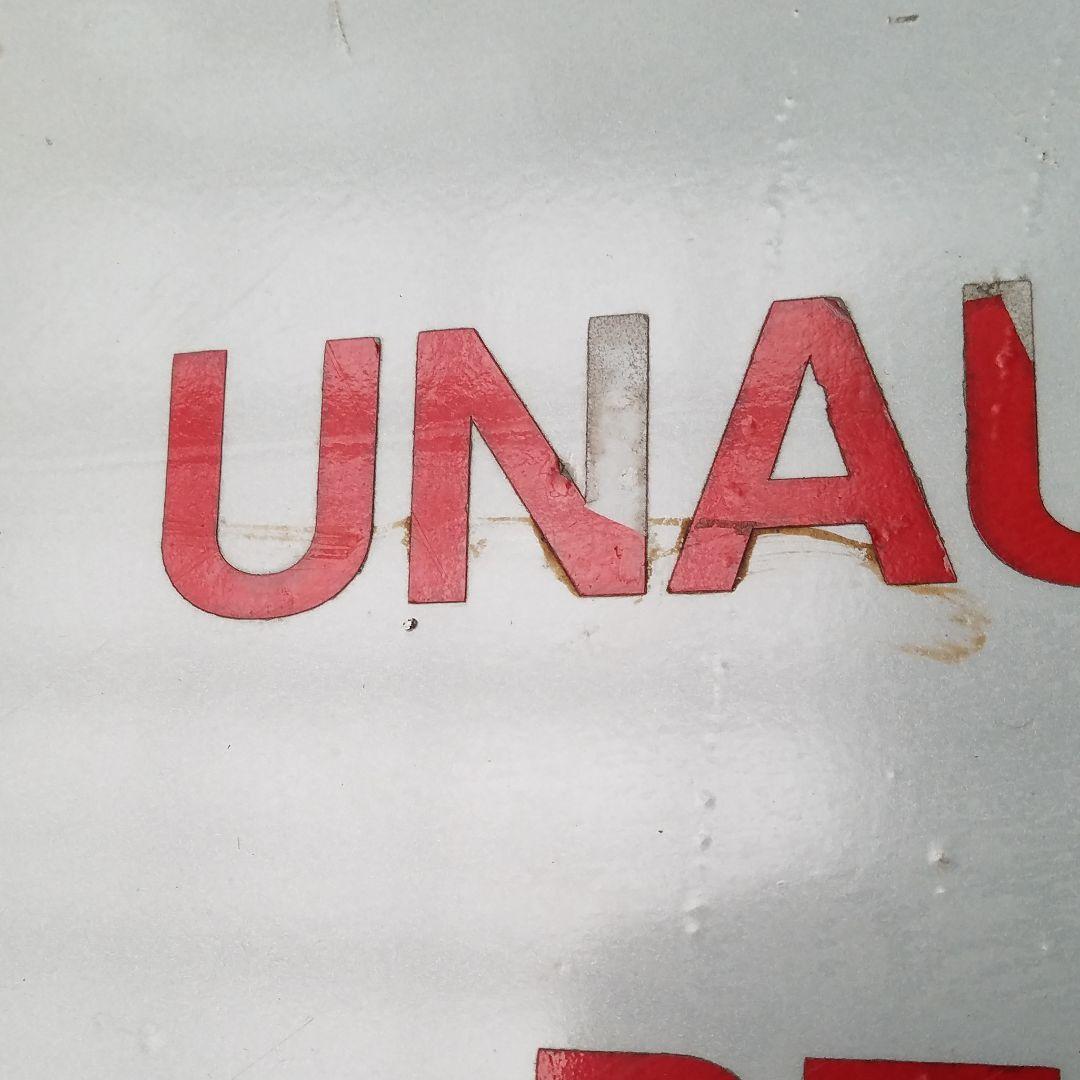 ⭐送料無料　WARNING 警告　看板