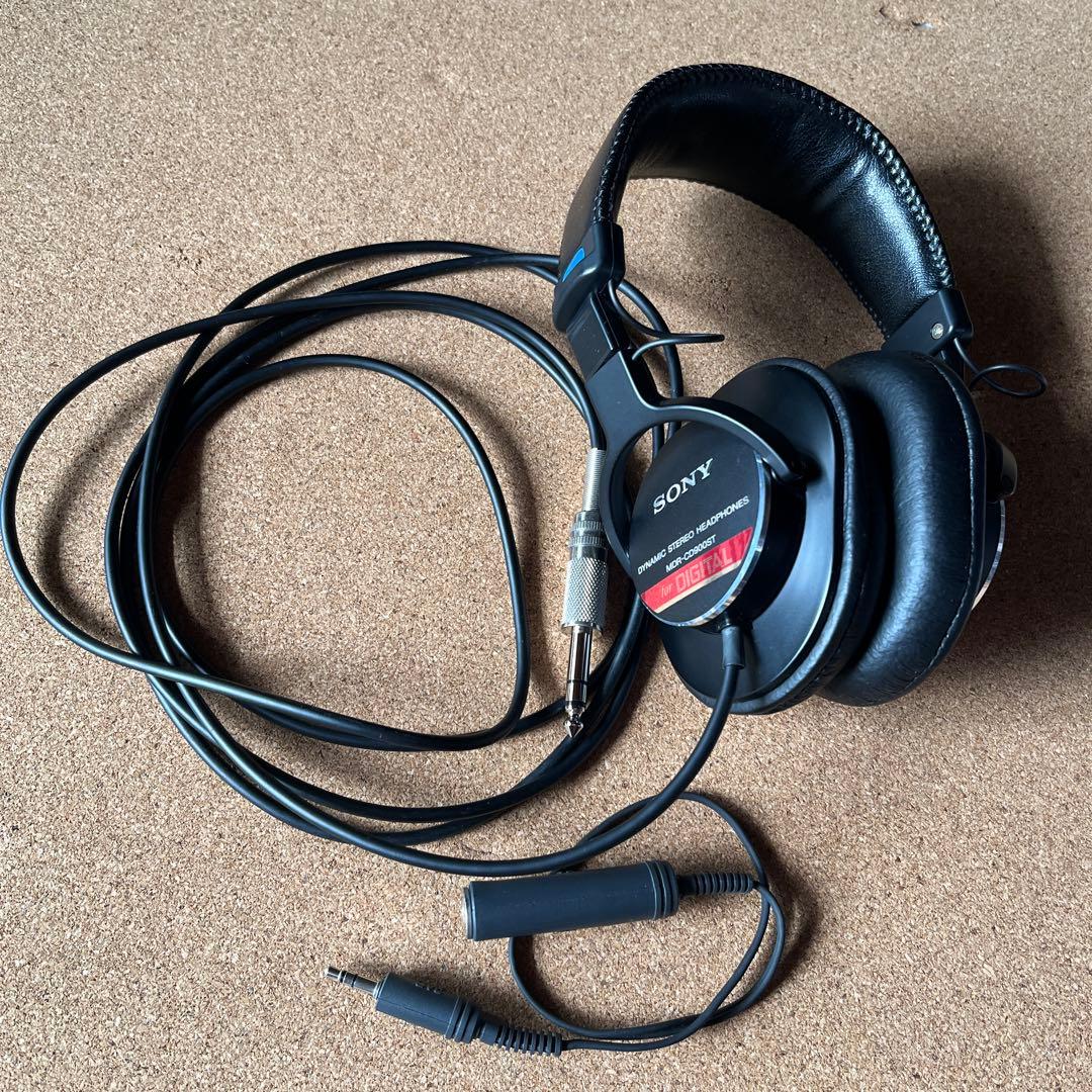 SONY スタジオモニターヘッドホン MDR-CD900ST 変換プラグ付