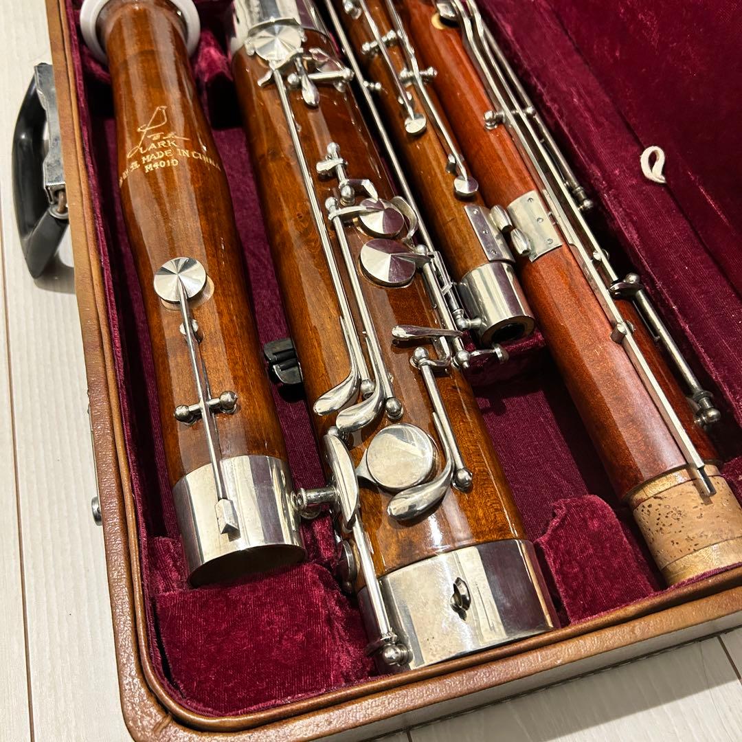 JAJAJA【美品 調整済】LARK 木製 ファゴット本体 ボーカル付き
