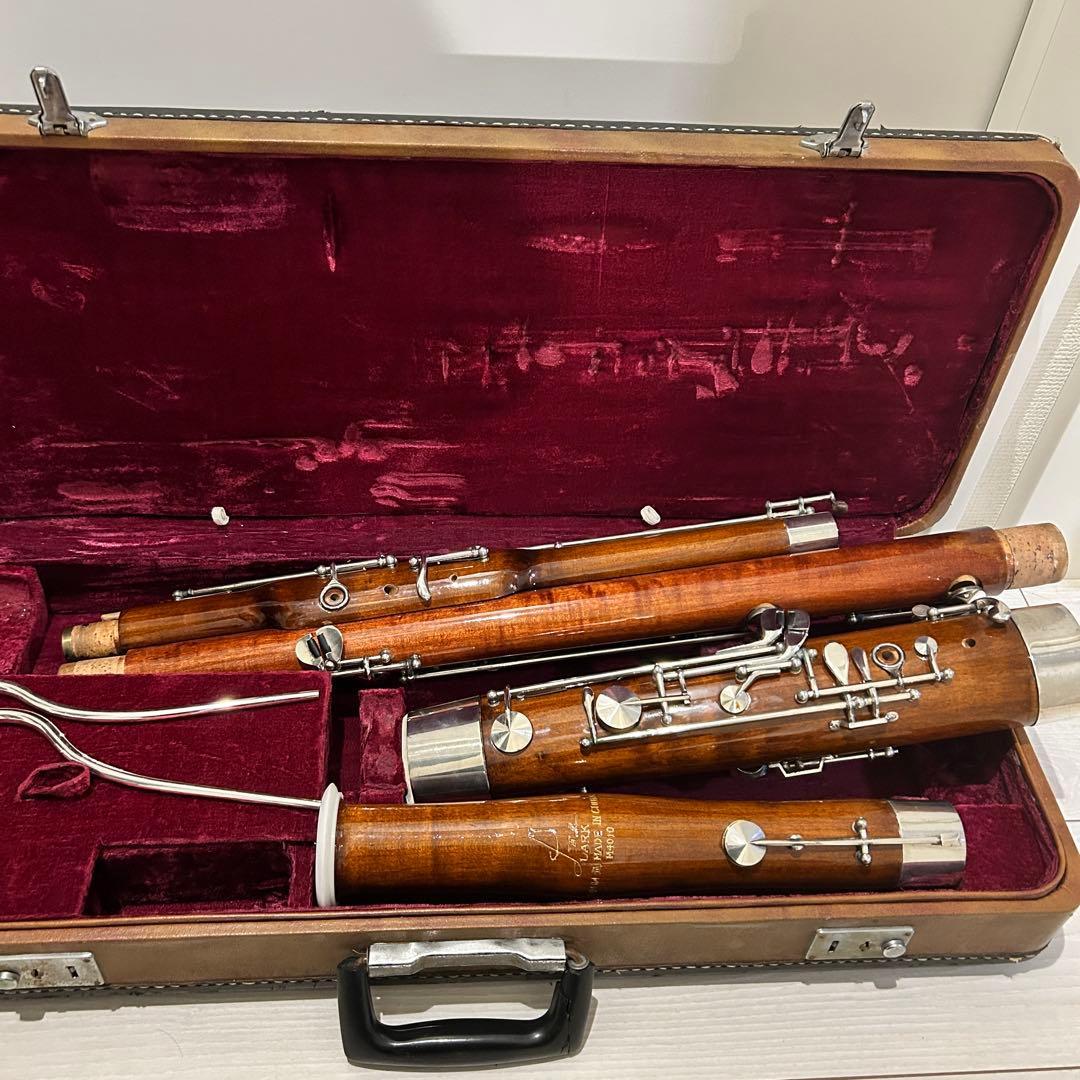 JAJAJA【美品 調整済】LARK 木製 ファゴット本体 ボーカル付き