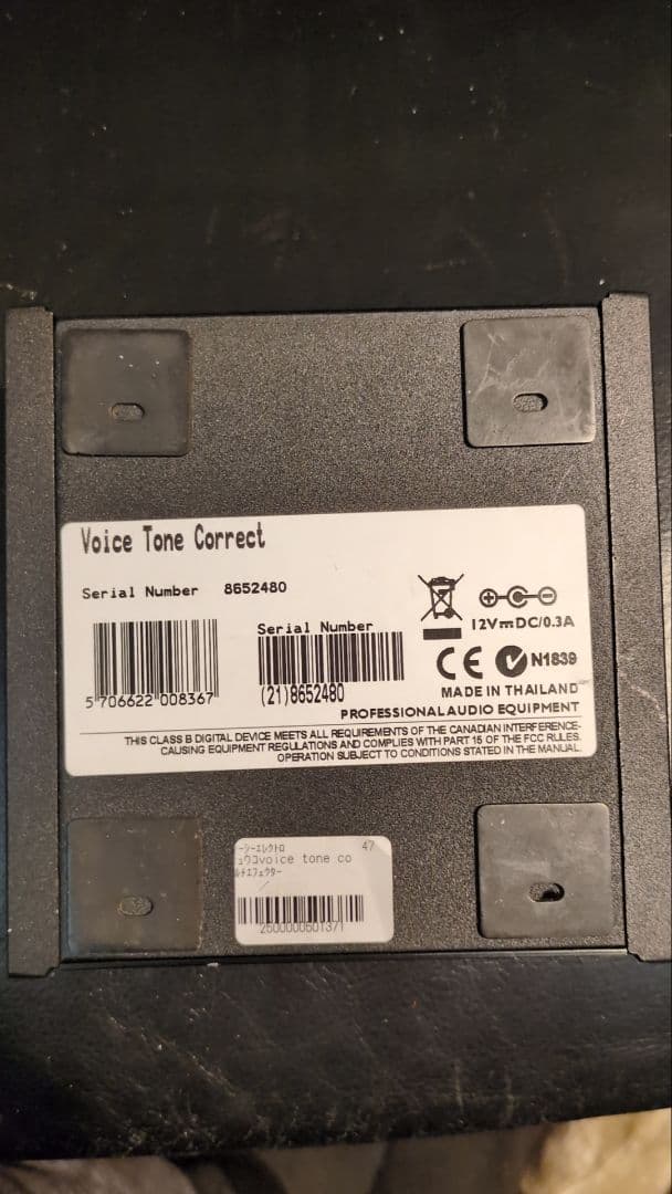 TC helicon voicetone collect 現状中古