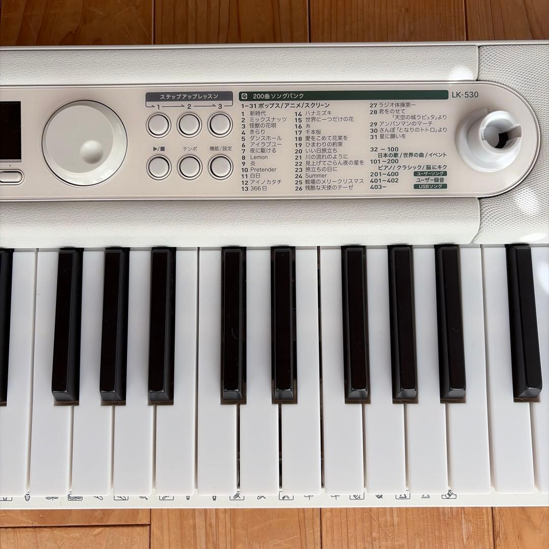 【美品】CASIO LK-530光ナビゲーションCasiotone2023年製