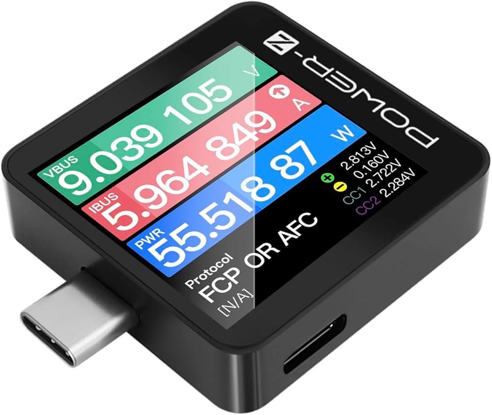 Power-Z KM003C ポータブル 高性能 USBテスター