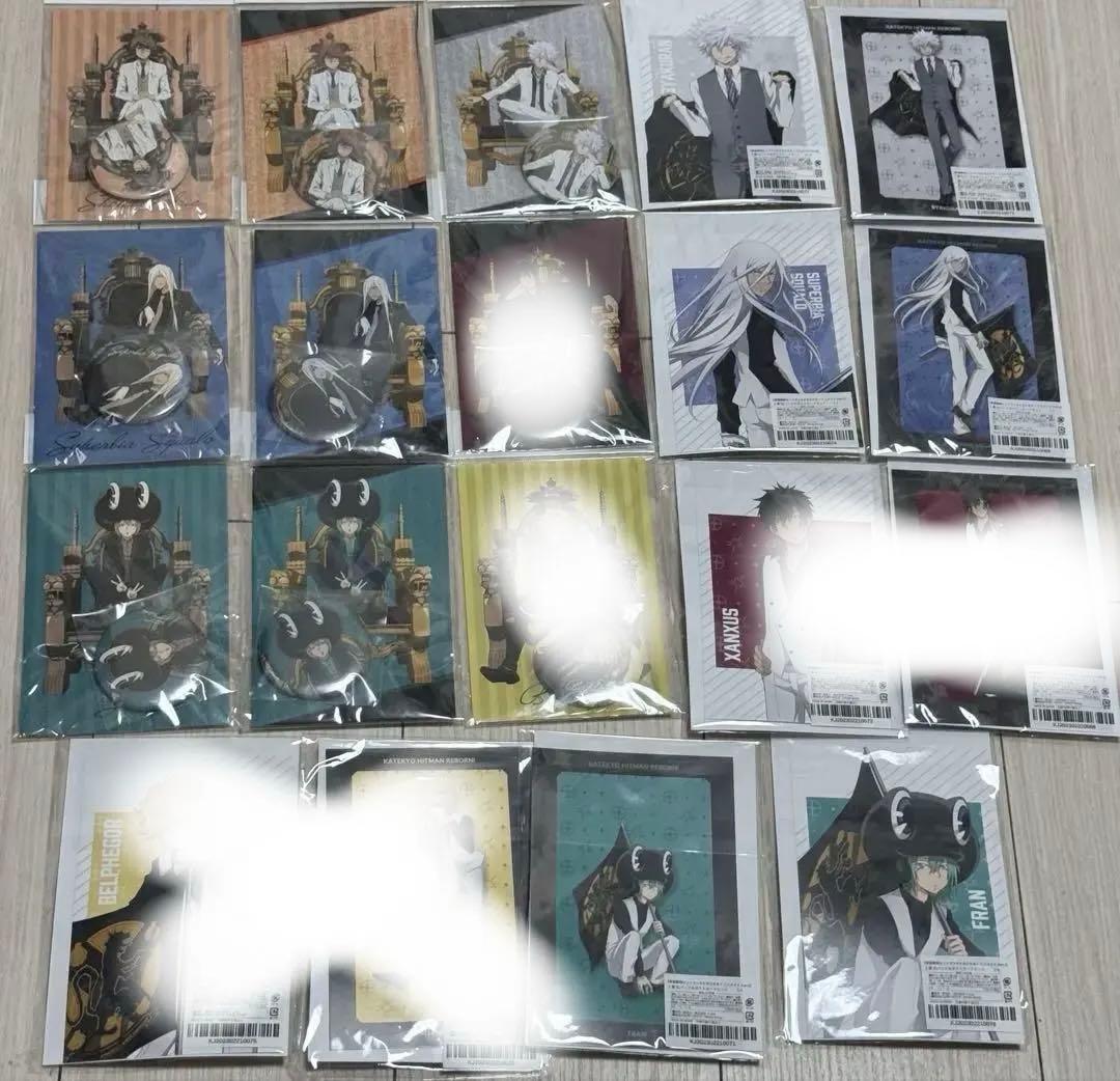 家庭教師ヒットマンREBORN くじメイト ポストカード 缶バッジ