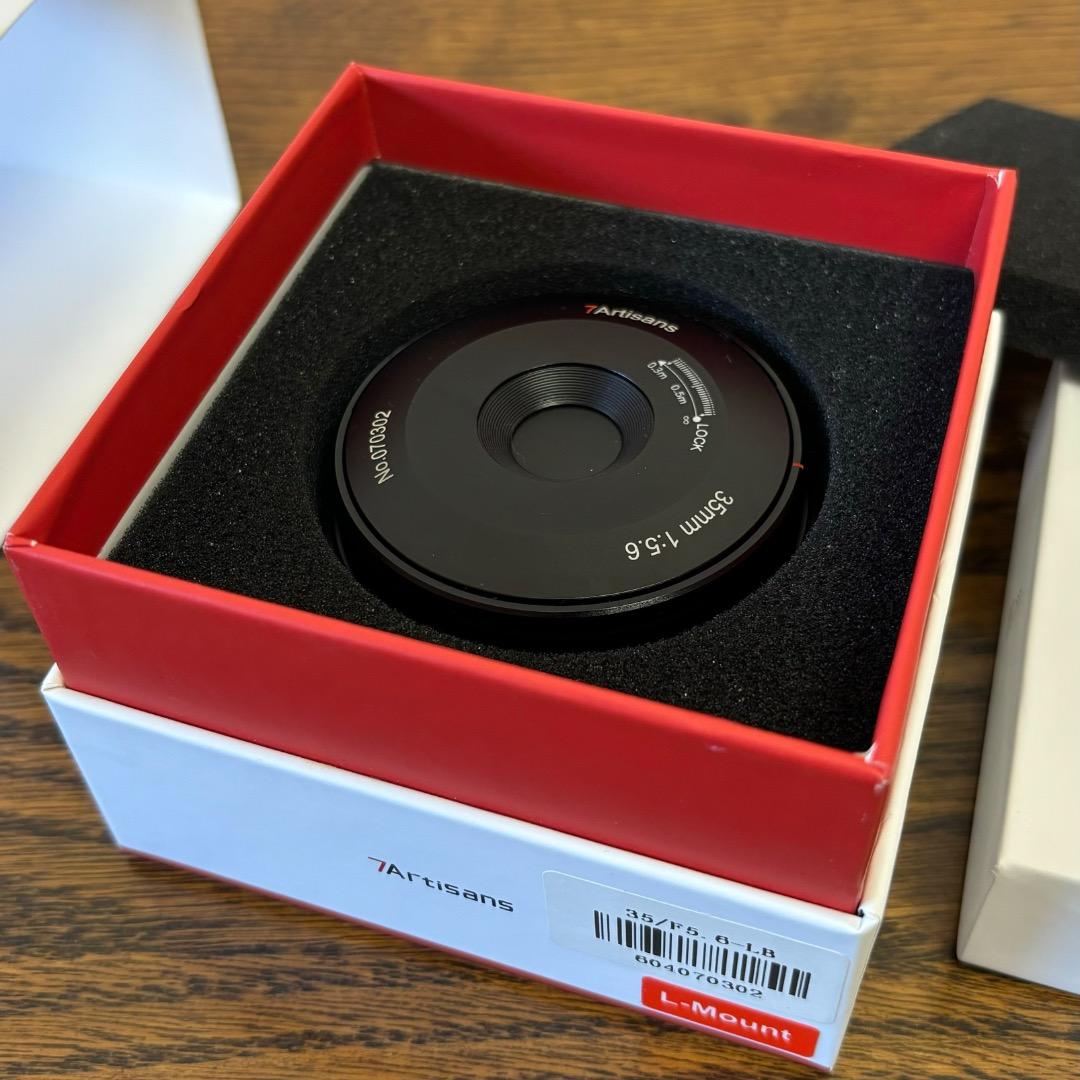7Artisans 35mm F5.6 パンケーキ型レンズ（送料込）