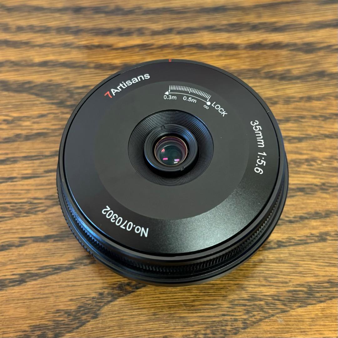 7Artisans 35mm F5.6 パンケーキ型レンズ（送料込）