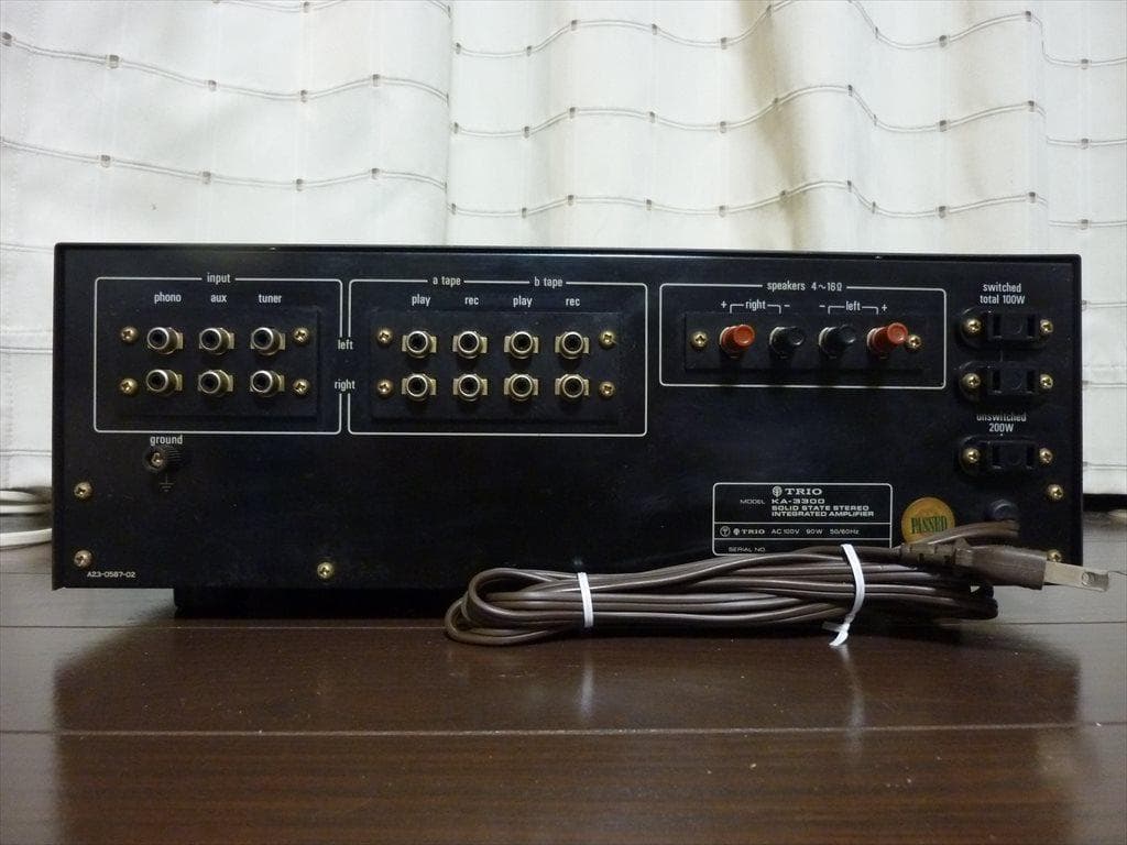 TRIO トリオ プリメインアンプ KA-3300 修理済 全機能動作 美品