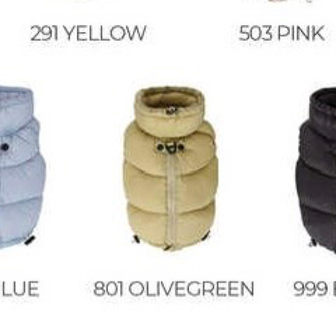 SSOOOK グースフィール ダウンベスト3 801 オリーブグリーン SM