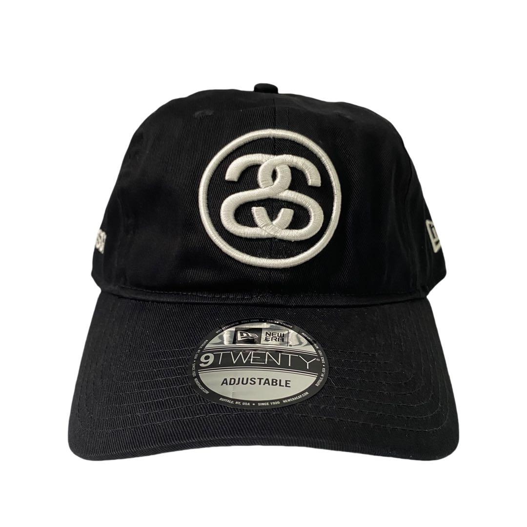 stussy 黒 ベースボールキャップ