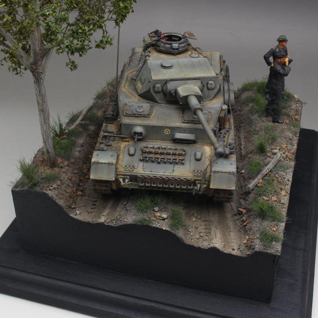 1/35 Ⅳ号戦車　G型　ドラゴン　ジオラマ　プラモデル　模型