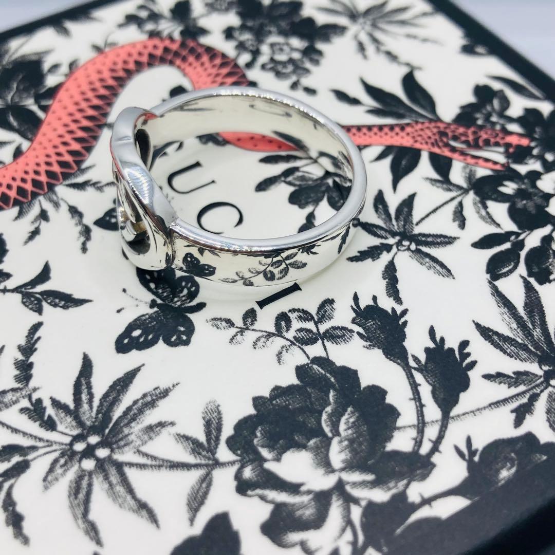 極美品✨ GUCCI グッチ リング インターロッキング AG925 #21