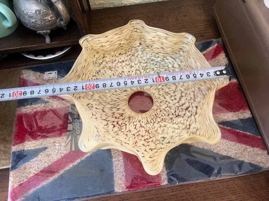 乳白 レモンイエロー 吹雪 電傘 電笠 シェードランプ 氷コップ アンティーク