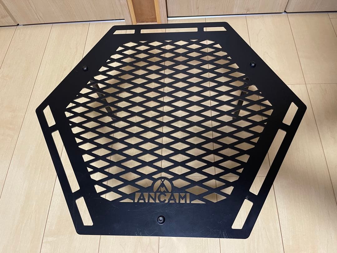 【超美品】　黒しま次郎　ヘキサテーブル　ざぁ〜ッス　メタヘキテL アソビト収納袋