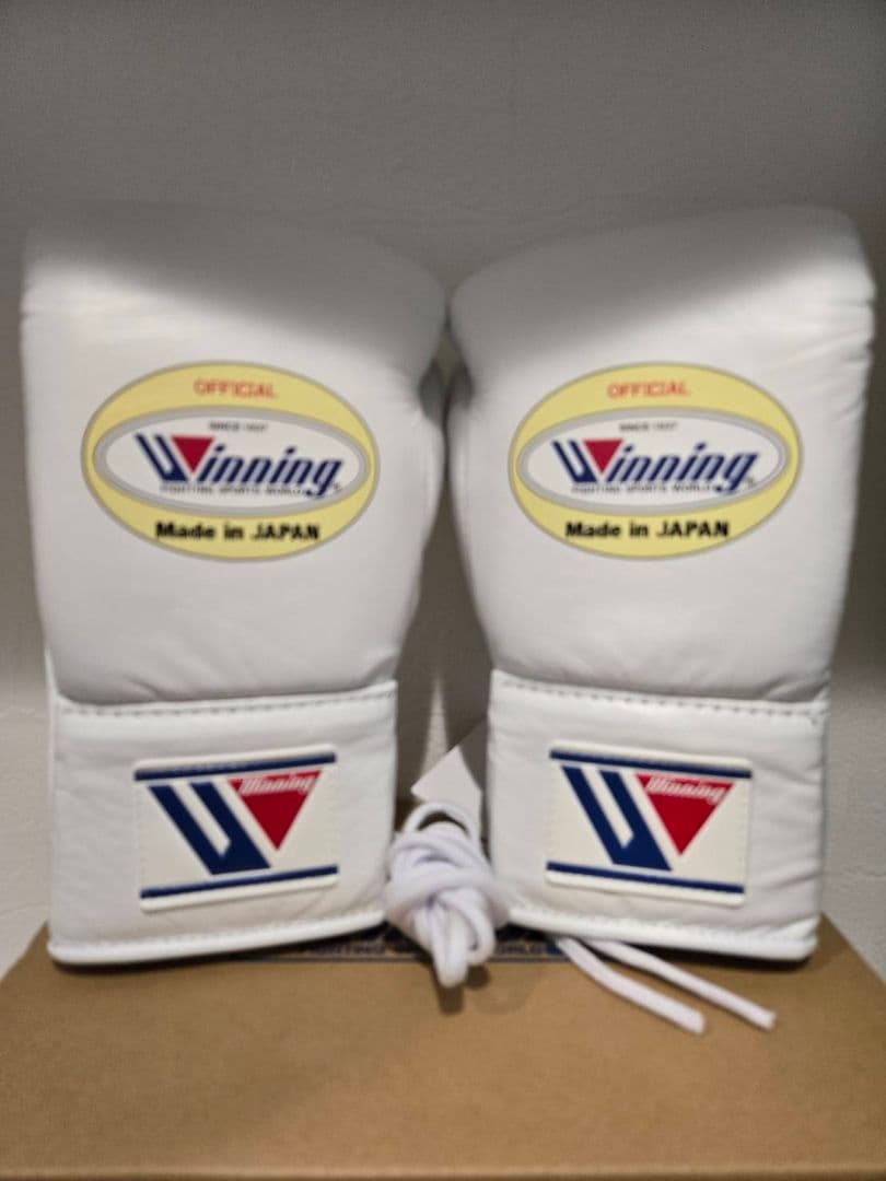 Winning ウイニング ボクシンググローブ 8oz 白 MS-200
