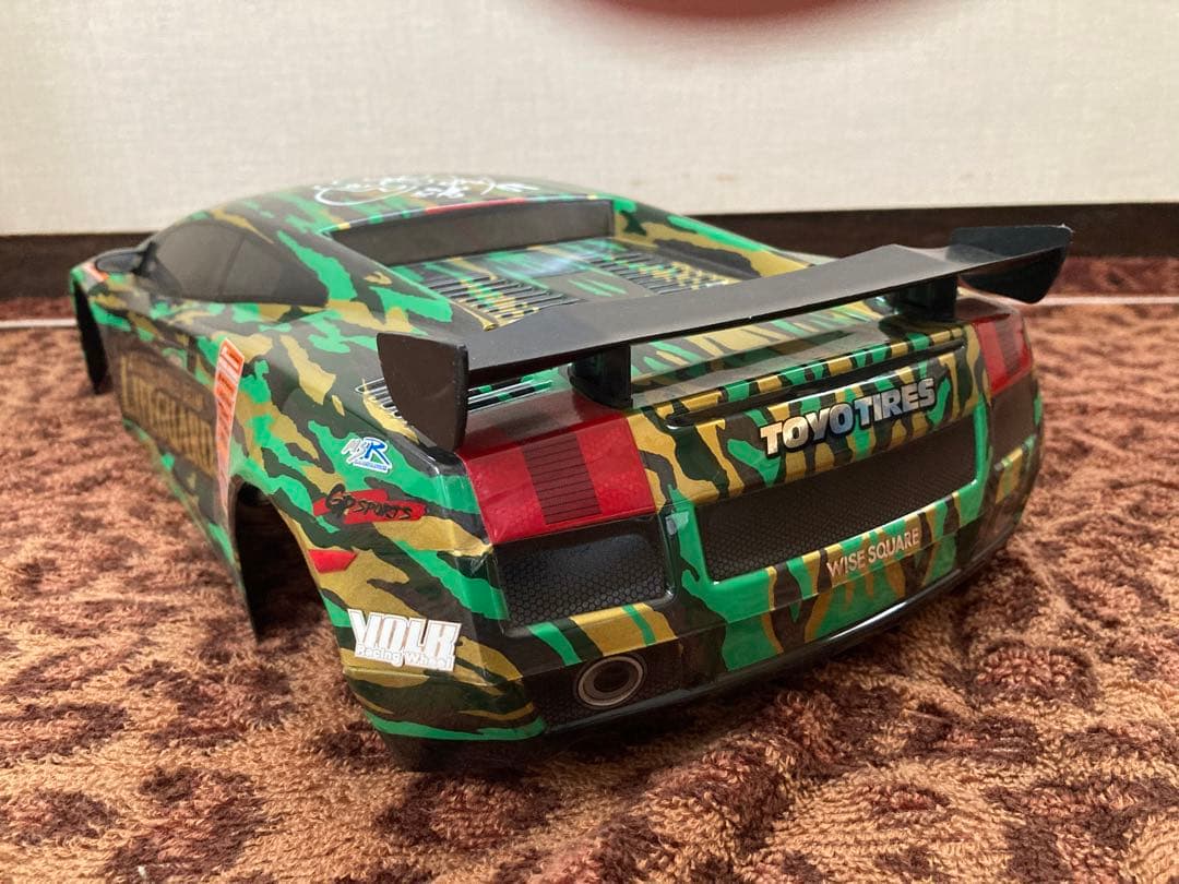 値下げしました！HPIラジコンボディ200mm幅ランボルギーニ　ガヤルド　絶版品