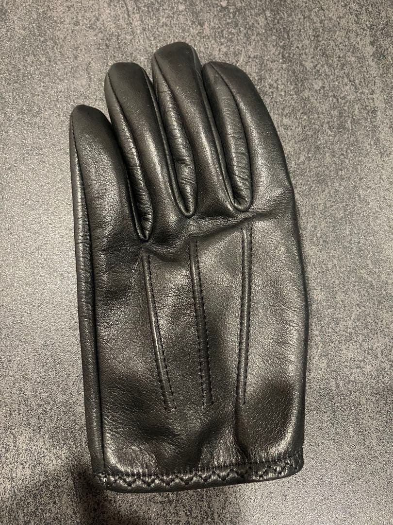 【未使用品】MOTO ホースレザーショートグローブ ウォッシャブルホースレザー