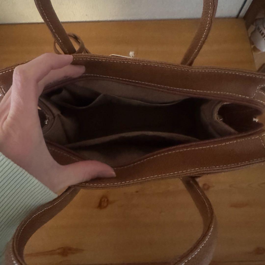 濱野 ハマノ HAMANO 本皮 ハンドバッグ