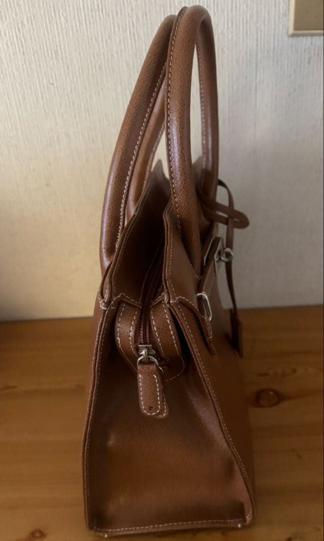 濱野 ハマノ HAMANO 本皮 ハンドバッグ