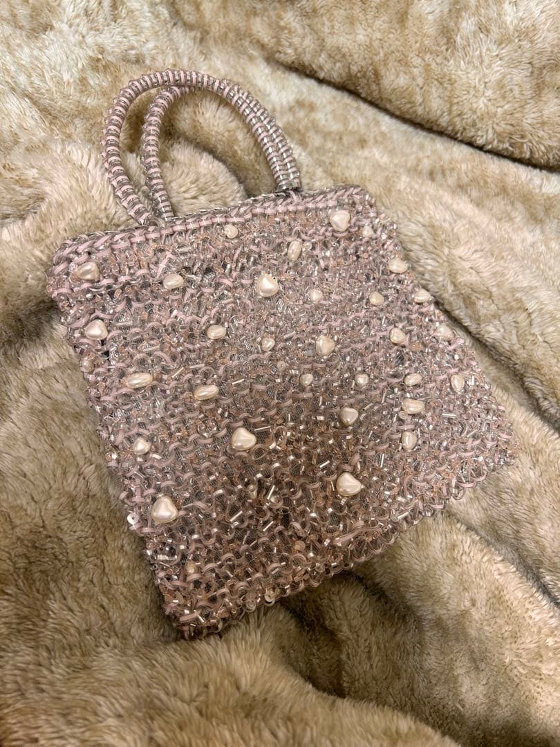 クオーリ ペルラ グリッター/パウダリーピンクシルバ