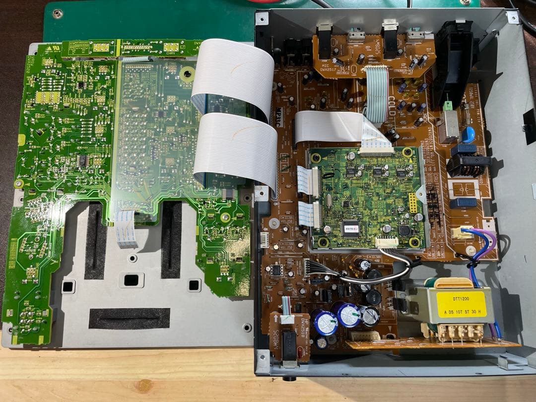 pioneer dj パイオニア　DJM-400 縦横フェーダー内部メンテナンス