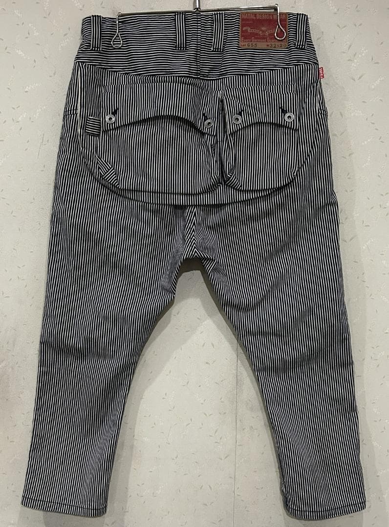 ＊ネイタルデザイン LotG55 ヒッコリー フラップ サルエルパンツ W32