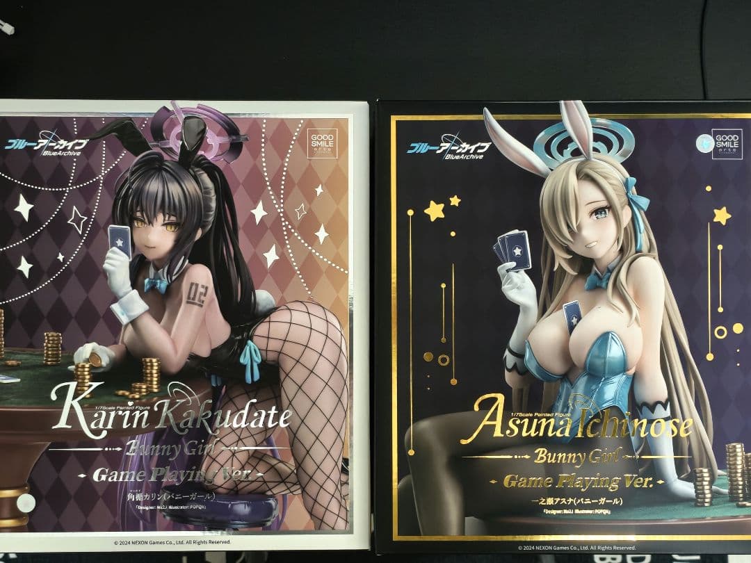 ブルーアーカイブ アスナ カリン フィギュア Game Playing Ver.