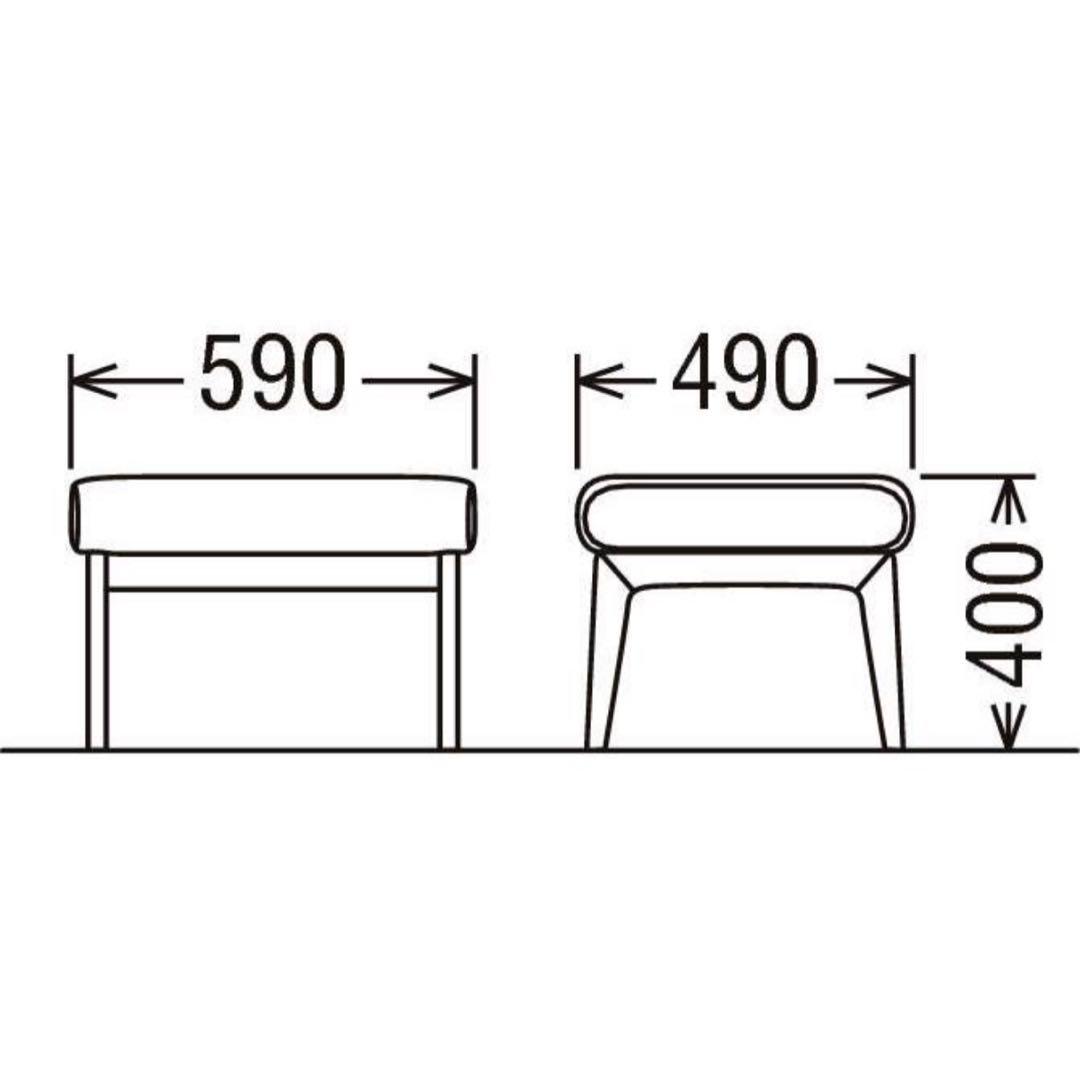カリモク スツール WU6156